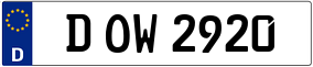 Truck License Plate